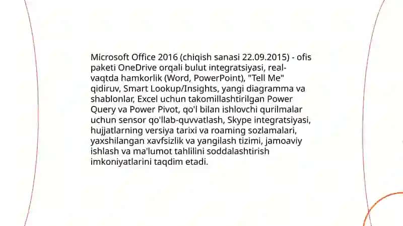 Microsoft Office 2016, Microsoft Office 2019 3
