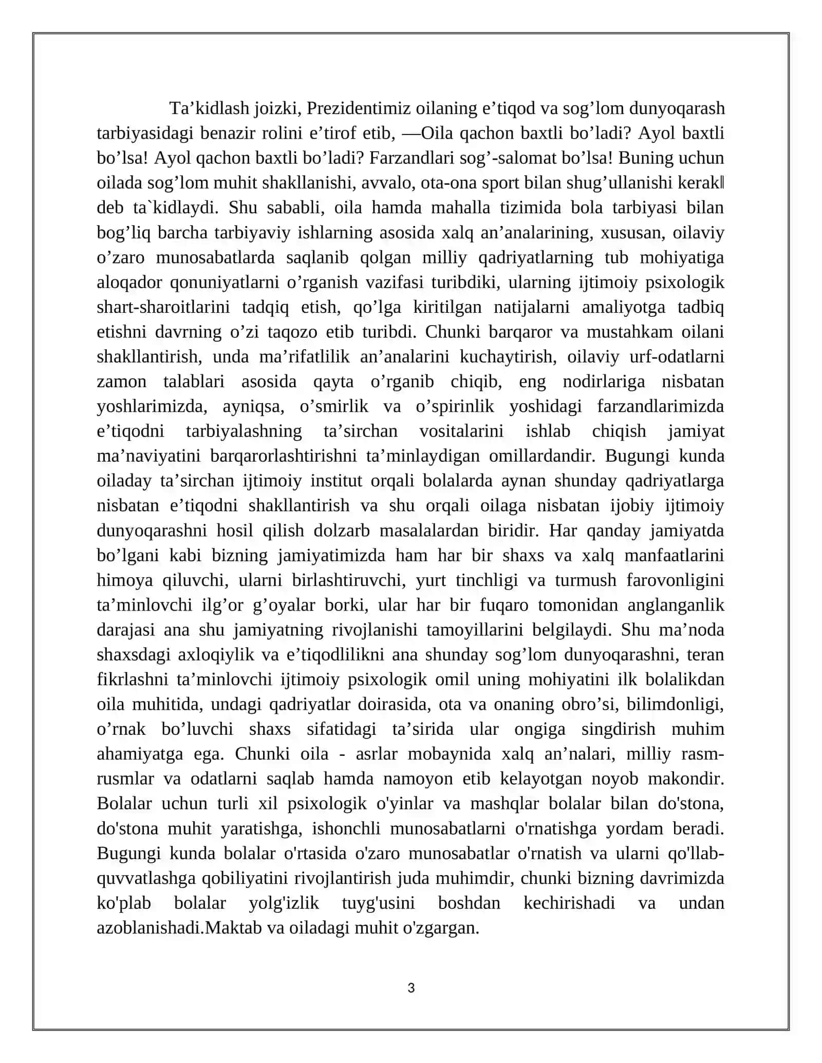 MAKTABGACHA TA'LIM MUASSASALARIDA BOLALAR UCHUN PSIXOLOGIK MASHQLARNING AHAMIYATI 3