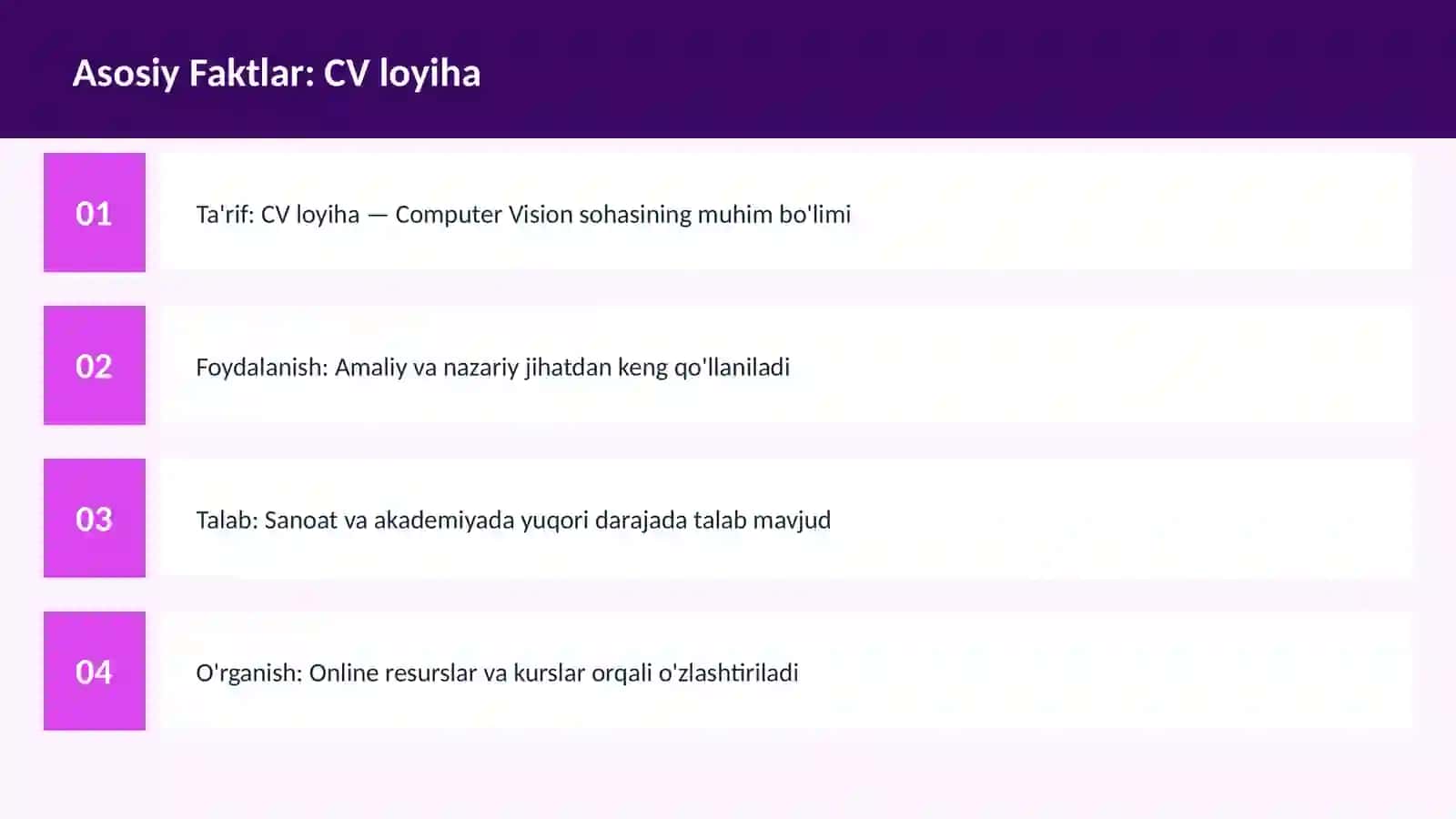 CV loyiha 3