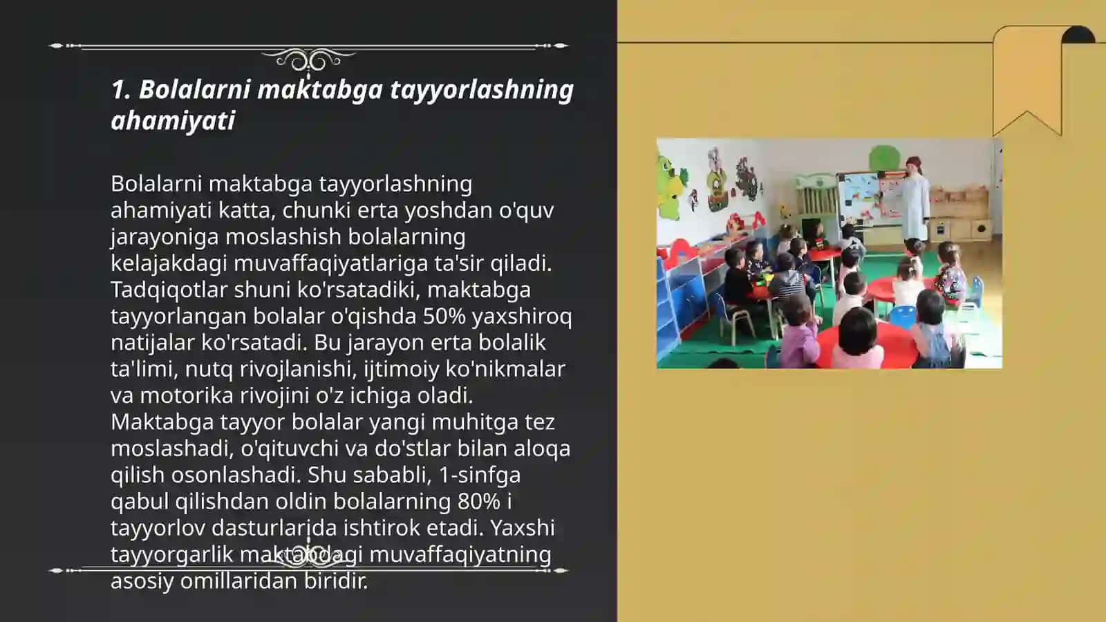 Bolalarni maktabga tayyorlashning ahamiyati 3