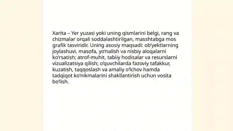 Xaritalar bilan ishlash 3