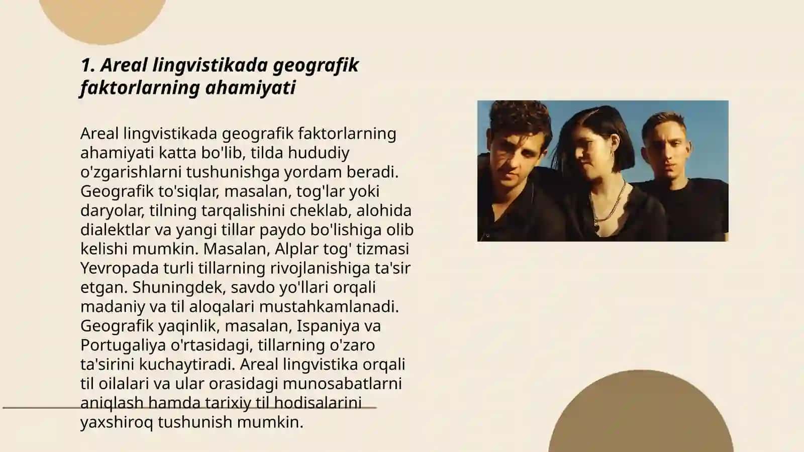 Areal lingvistika masalalarini yoritishda geografiyaning o‘rni 3