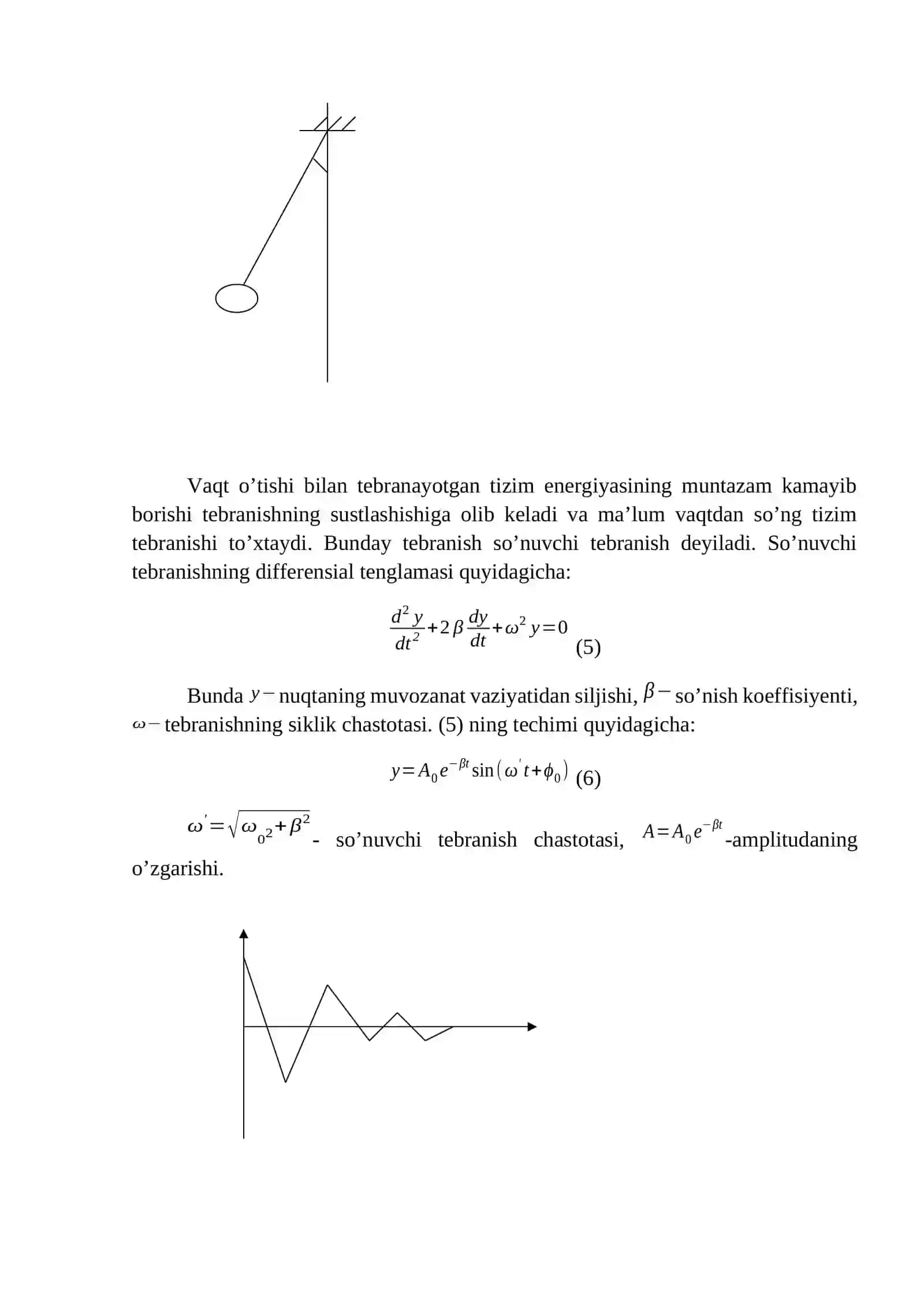 LABORATORIYA ISHI №1 MATEMATIK VA FIZIK MAYATNIK TEBRANISHLARINI O‘RGANISH 3