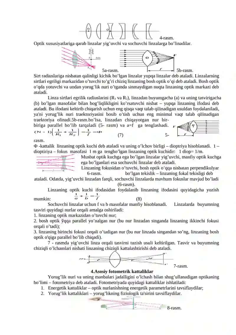 Optika. Yorug‘likning to‘lqin asoslari. 3