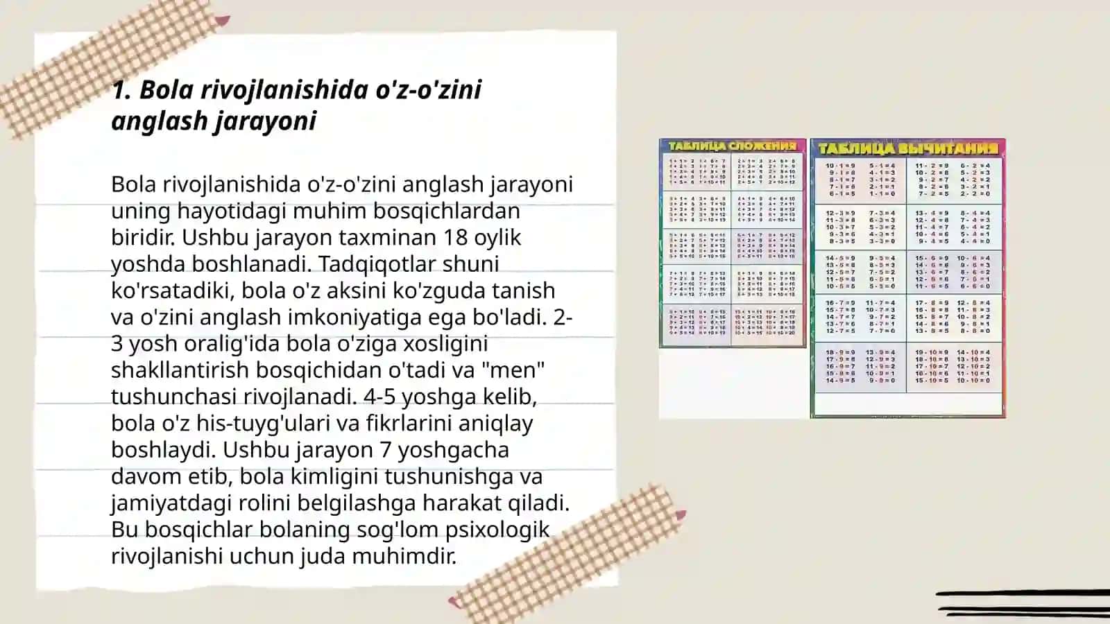 Bola ruhiy rivojlanishining ichki sabablariga yondashishning nazariyalari 3