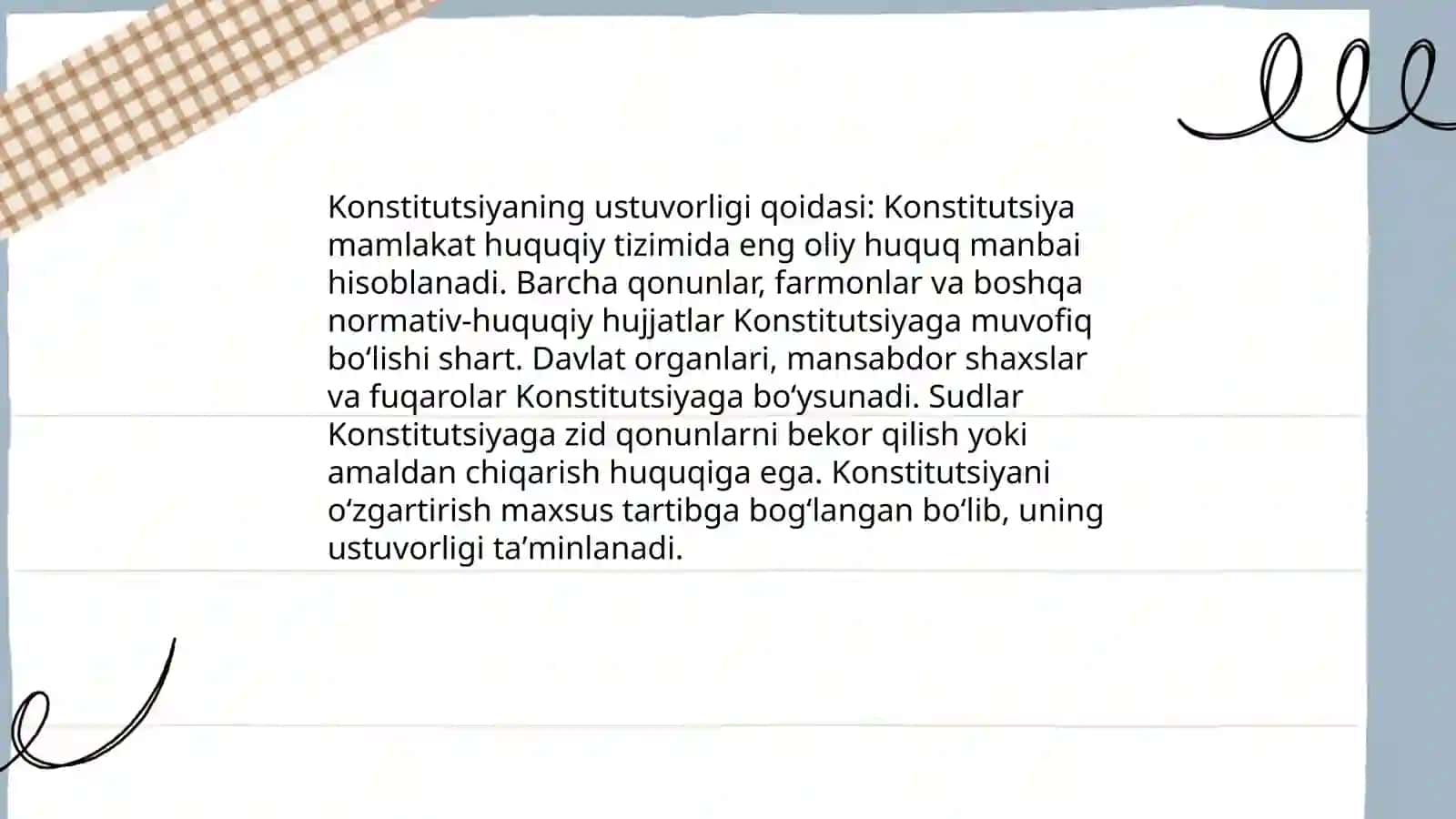 Konstitutsiyaning asosiy prinsiplari 3