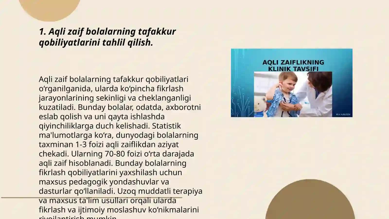 Aqli zaif bolalarning tafakkur va nutqini tekshirish metodikalarini oʻrganish va tahlil qilish 3