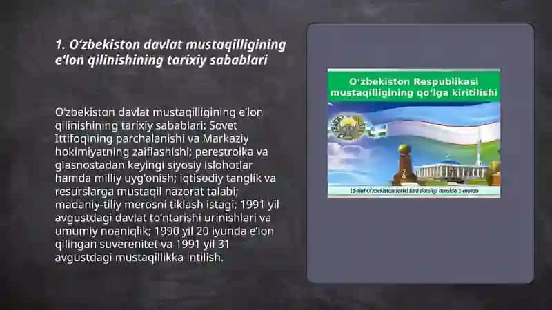 Oʻzbekiston davlat mustaqilligining eʼlon qilinishi 3