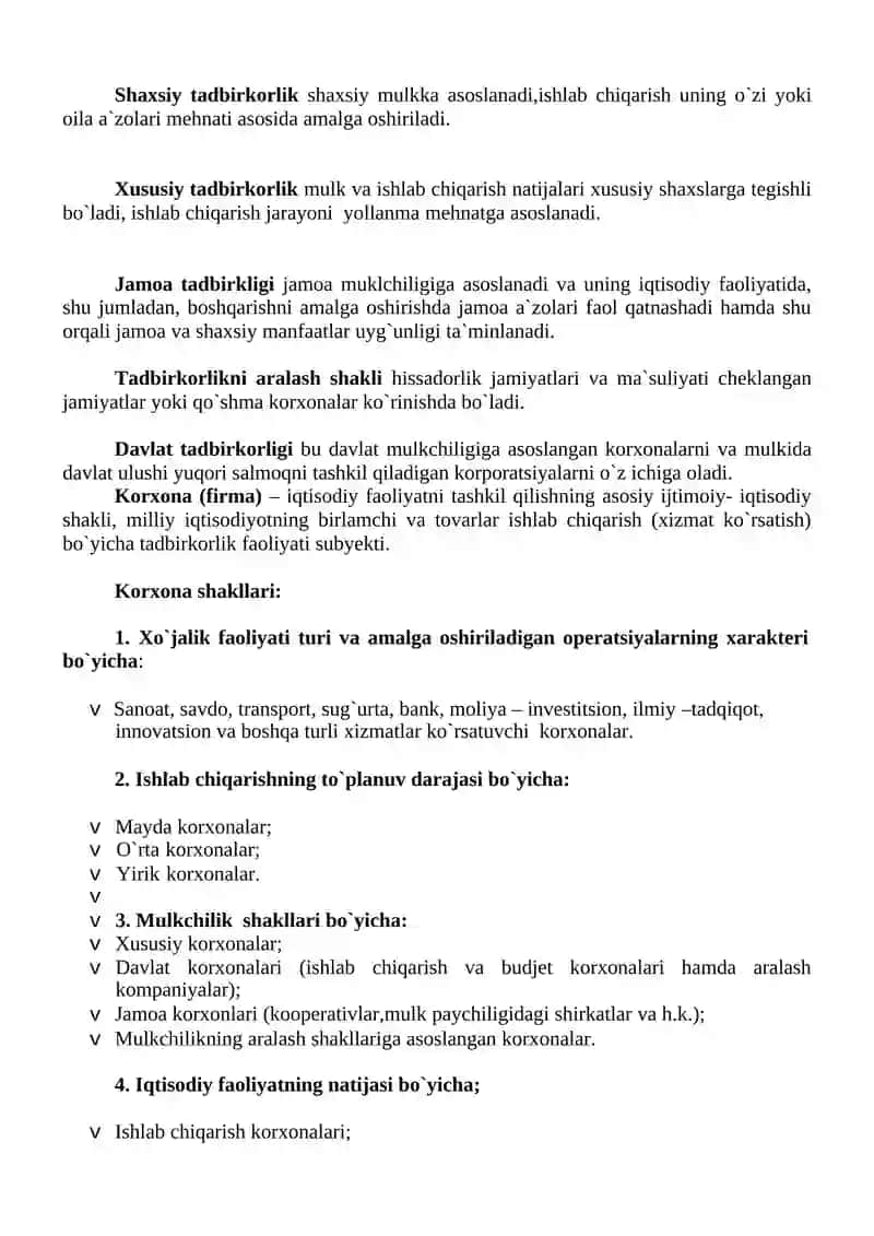 BIZNES BOSHQARUV ASOSLARI FANIDAN REFERATI 3
