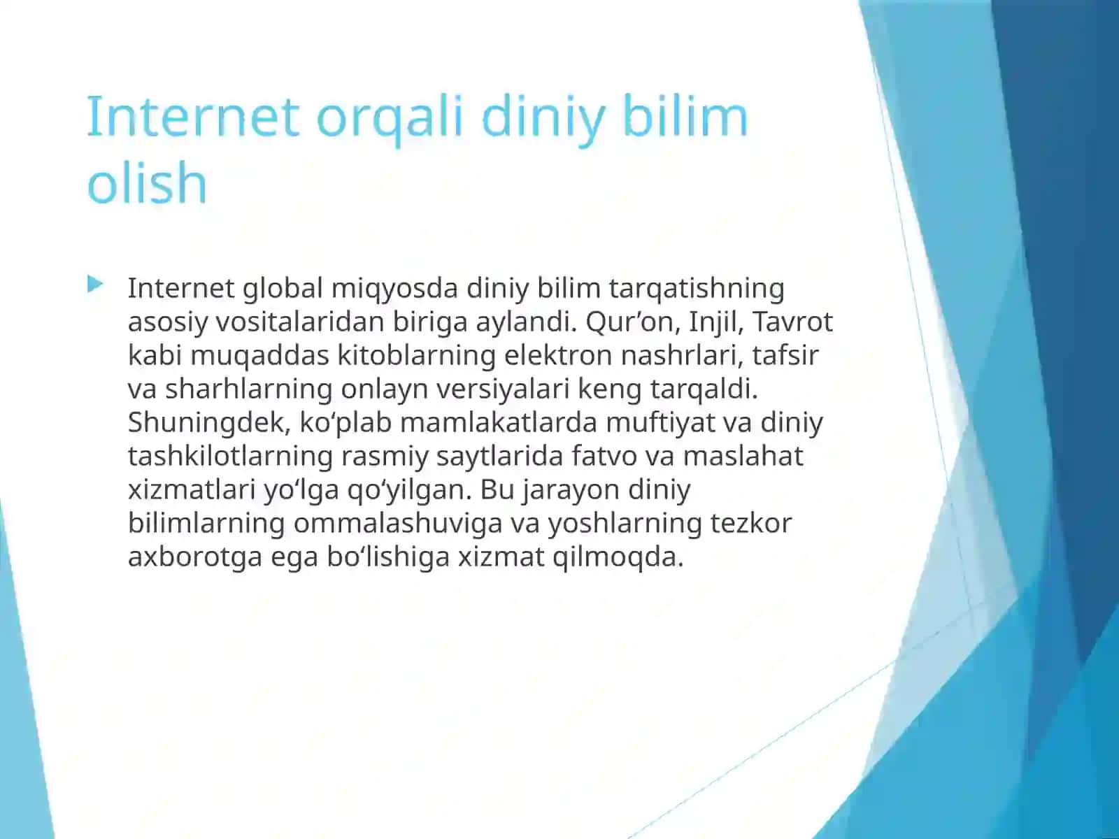 Internet va ijtimoiy tarmoqlarda diniy faollik 3