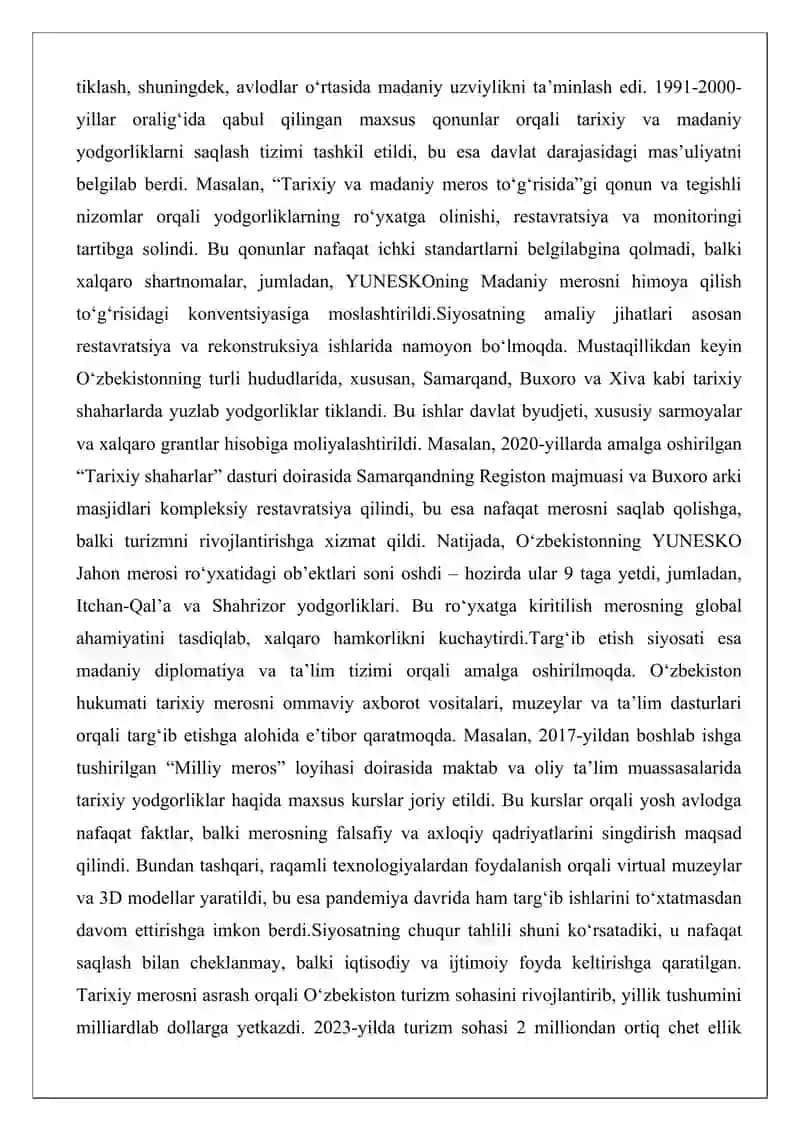Oʻrta Osiyo allomalari, shaharlari hamda tarixiy obidalar yubileylarining nishonlanishi 3