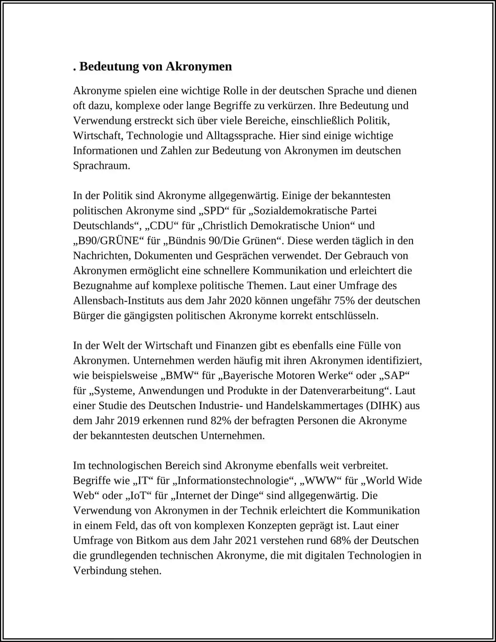 AKRONYME IM DEUTSCHEN 3