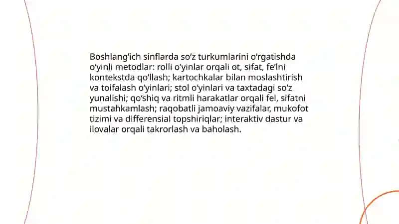 Boshlang‘ich sinflarda so‘z turkumlarini o‘rganishda metod va usullar 3