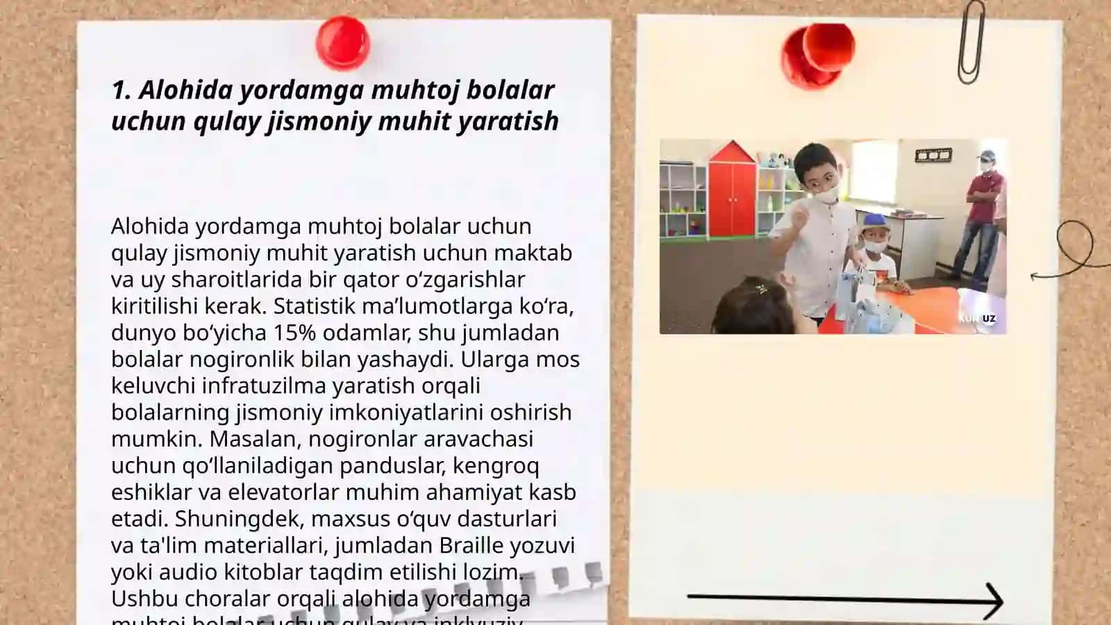 Alohida yordamga muhtoj bolani samarali inlyuziyasi uchun tashqi sharoitlar 3