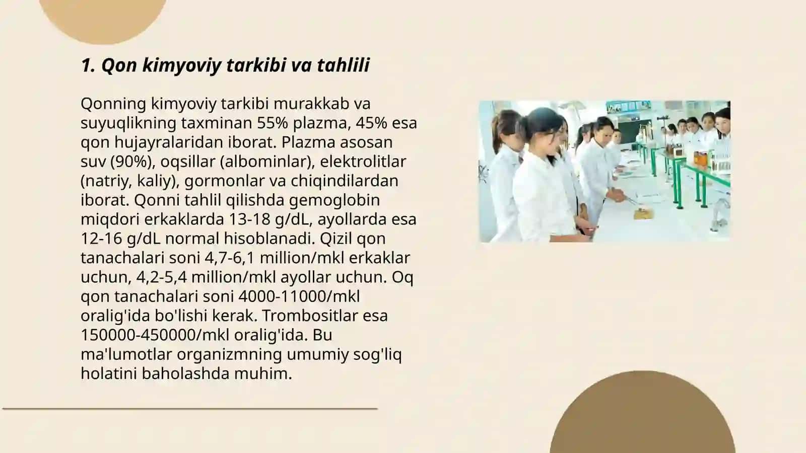 Tibbiy kimyo mustaqil ish 3