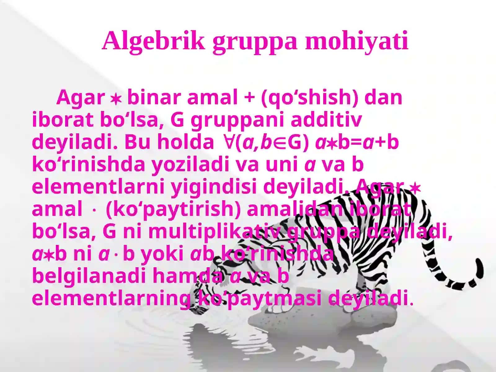 YARIM GRUPPA VA GRUPPA 3