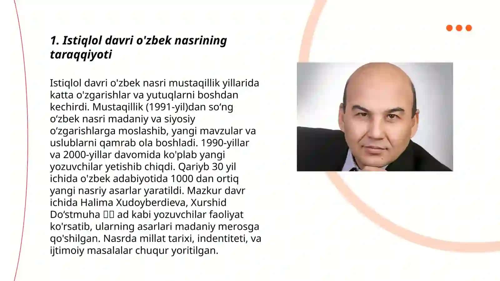 Istiqlol davri oʻzbek nasridagi yangilanishlar 3