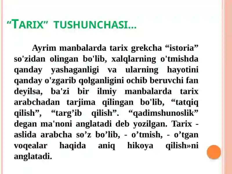 O‘ZBEKISTONNING ENG YANGI TARIXI O‘QUV FANINING PREDMETI, MAQSADI VA VAZIFALARI, NAZARIY-METODOLOGIK TAMOYILLARI. 3