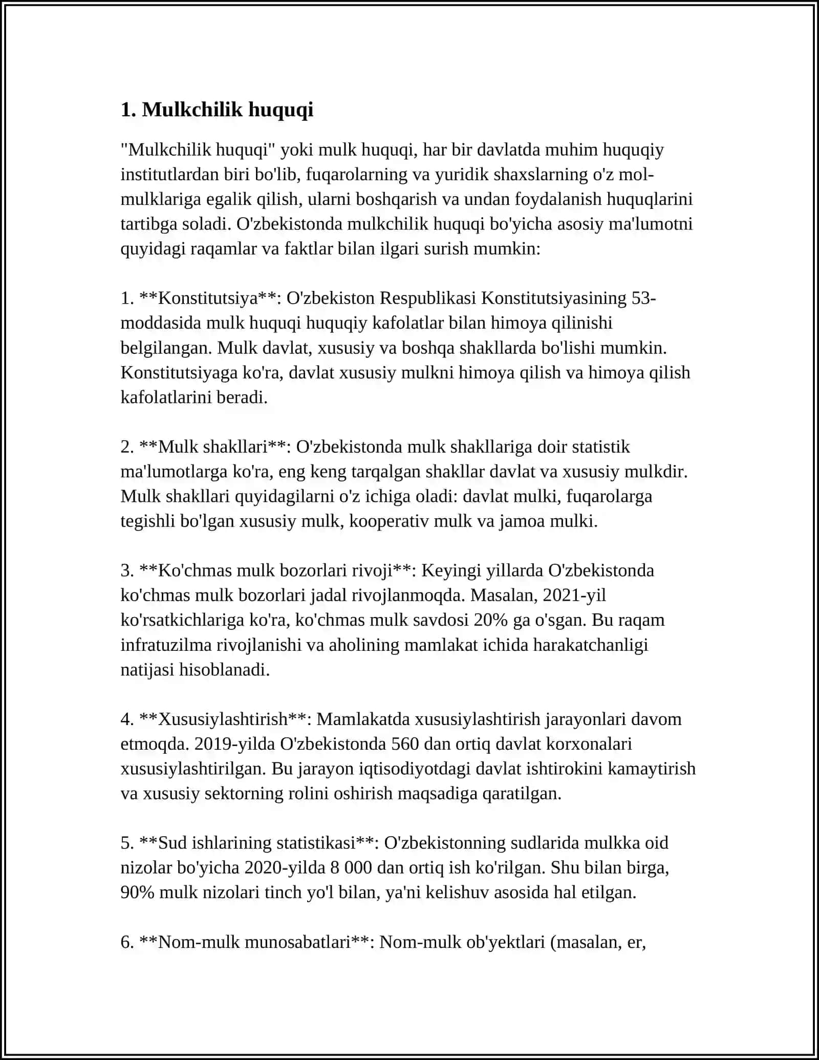 MULKCHILIK SHAKILLARI 3