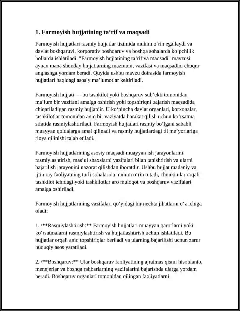 Farmoyish hujjatlari va ularning til xususiyatlari 3