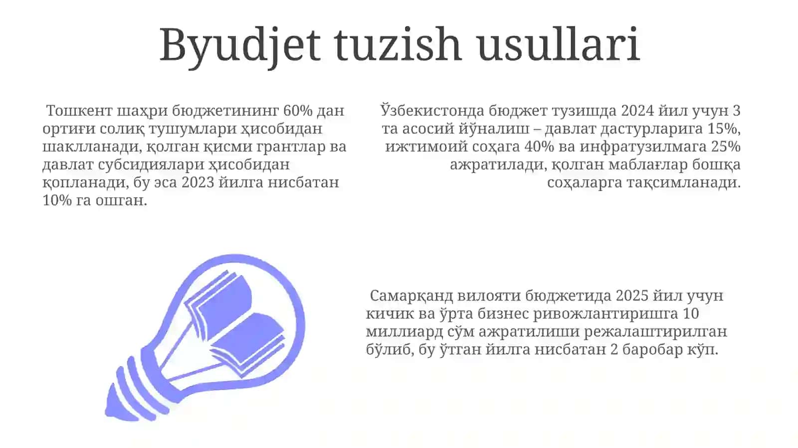 Byudjet nazorati va tahlili 3