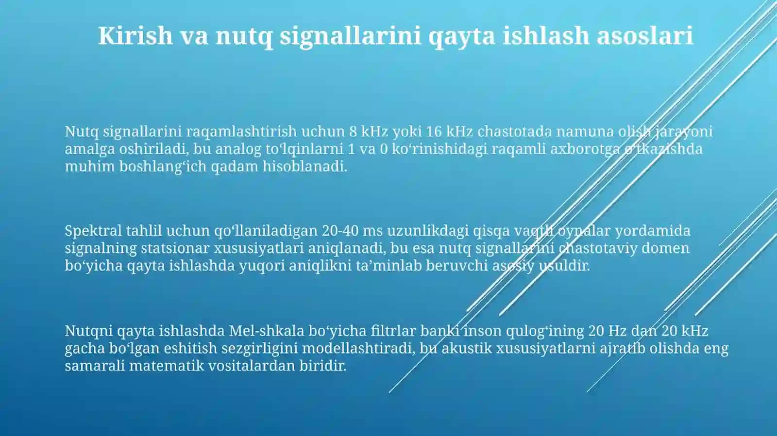 RNN asosida nutqni matnga aylantiruvchi model yaratish (speech-to-text) 3