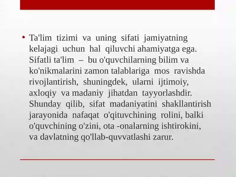 Sifat Madaniyatini Shakllantirish 3
