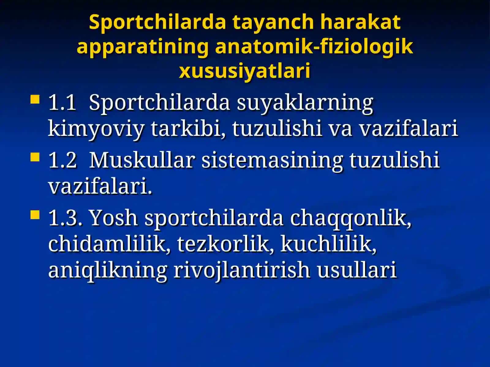 Sportchilarda tayanch-harakat apparatining shikastlanishini oldini olish usullari 3
