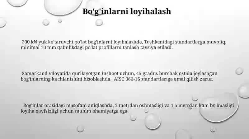 Yengil Po'lat Fermalarni Loyihalash va Hisoblash 3