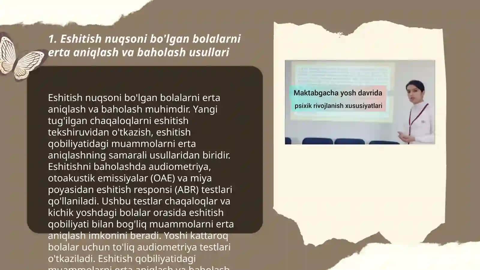 Maktabgacha yoshdagi eshitishda nuqsoni bo'lgan bolalarga ta'lim tarbiya berish 3