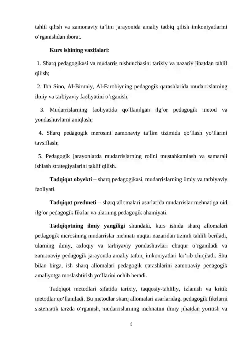 Sharq allomalarining asarlarida mudarrislar mehnati to'g'risidagi ilg'or pedagogik fikrlar 3