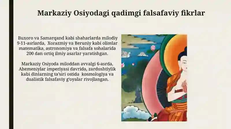Markaziy Osiyoda falsafiy qarashlararning rivojlanishi 3