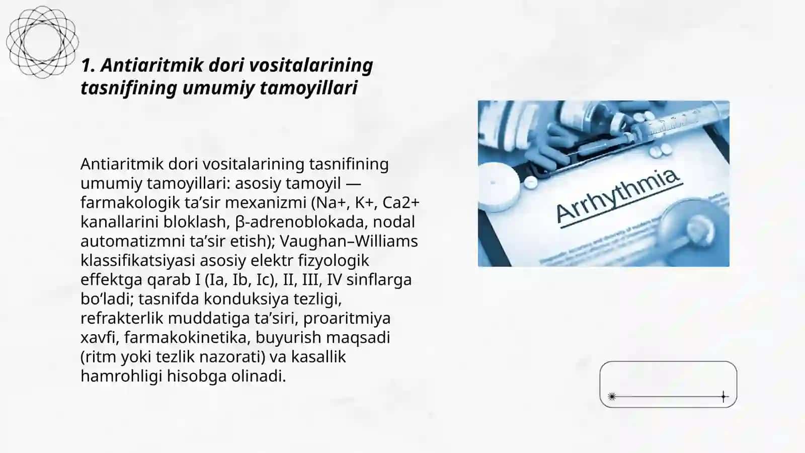 Antiaritmik dori vositalar tasnifi 3