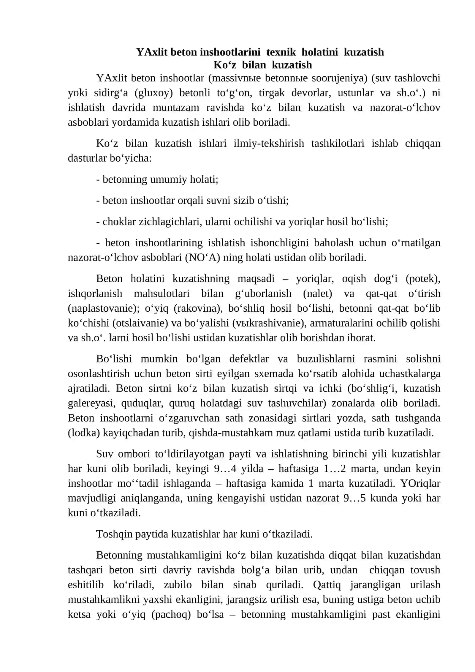 Gidrotexnika inshootlaridan foydalanish 3