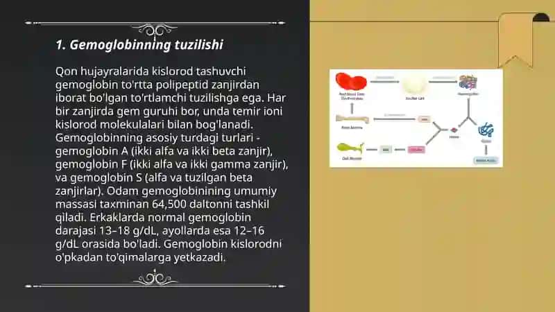 Gemoglobin va uning turlari.Leykotsitlar 3