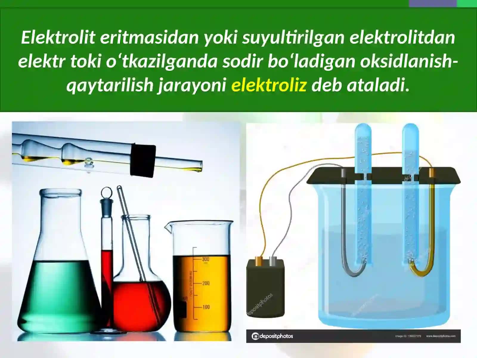 Elektroliz va uning amaliyot tushunchasi 3