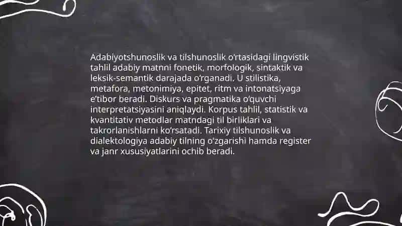Adabiyotshunoslikning boshqa fanlar bilan aloqasi 3