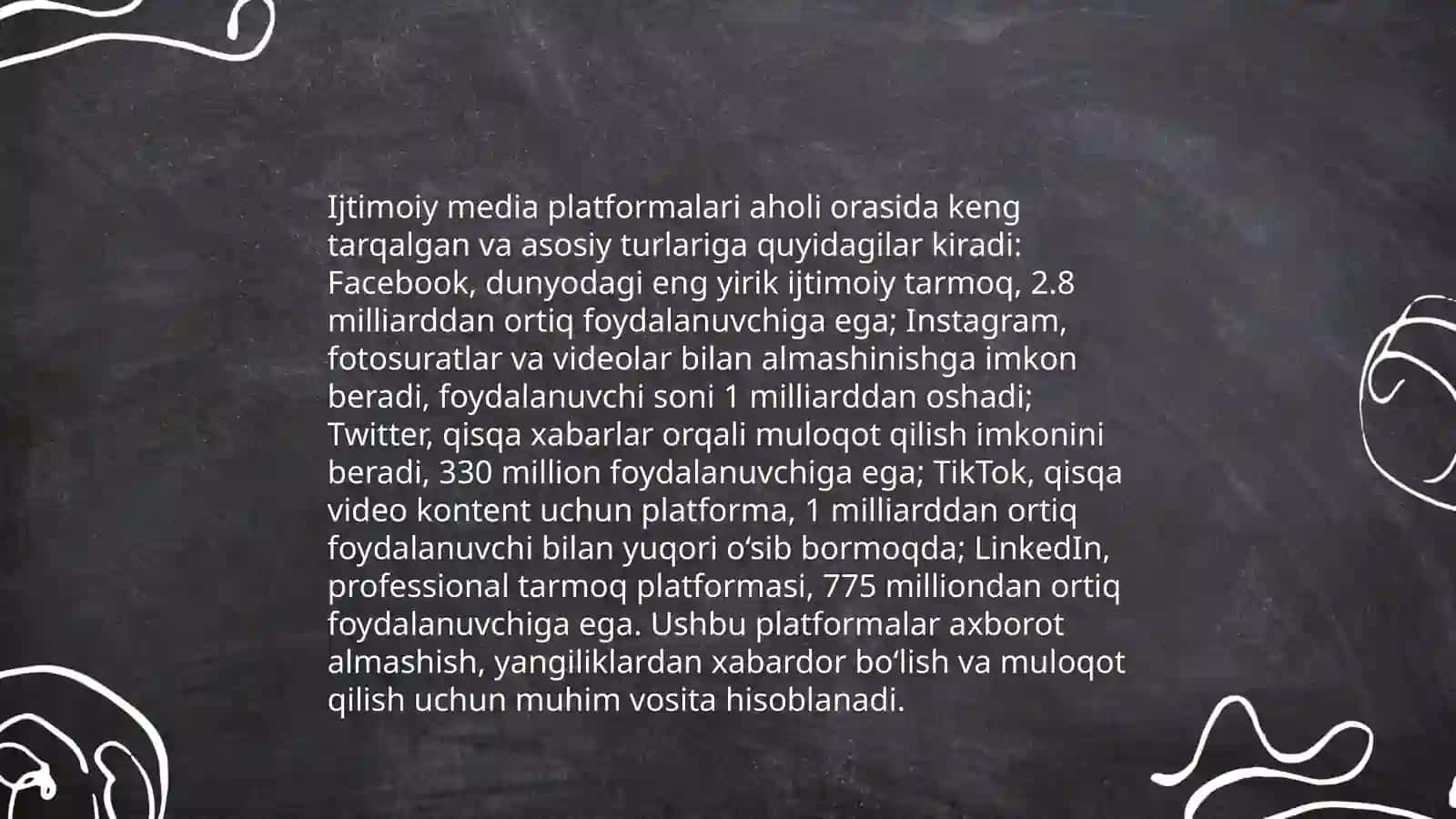 Ijtimoiy media platformalarini tanlash va tahlil qilish 3