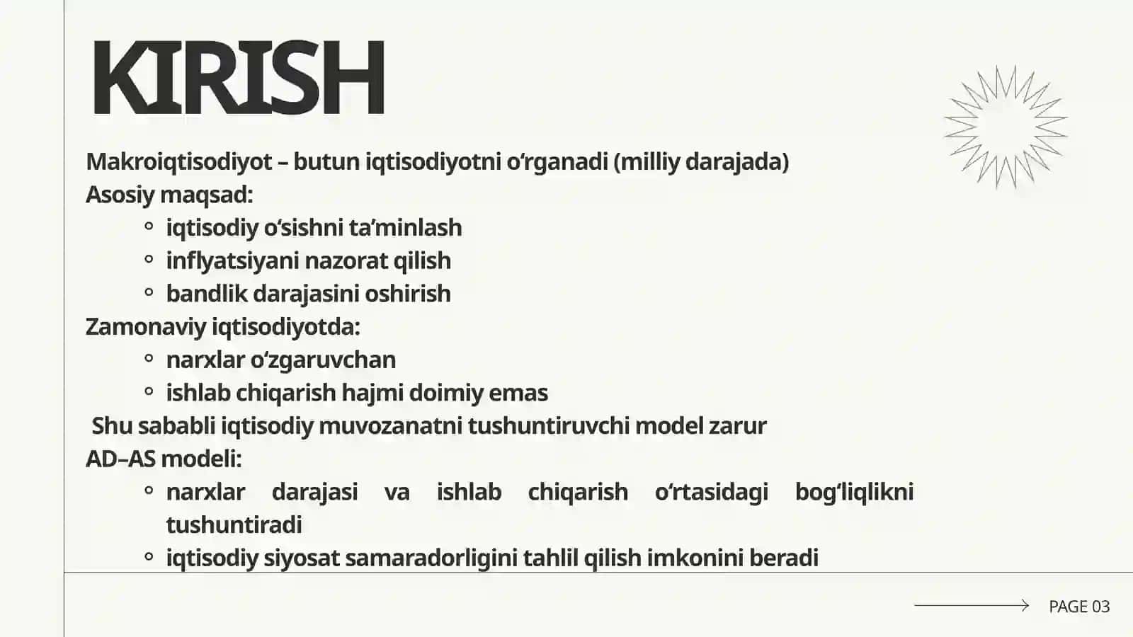 AD–AS MODELI (YALPI TALAB VA YALPI TAKLIF) 3