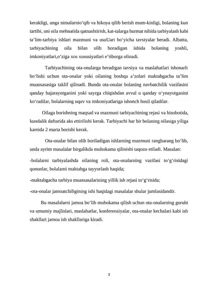 TA'LIM MUASSASASINING OTA-ONALAR VA JAMOATCHILIK BILAN GURUH TARZIDAGI ISHLASH SHAKLLARI 3