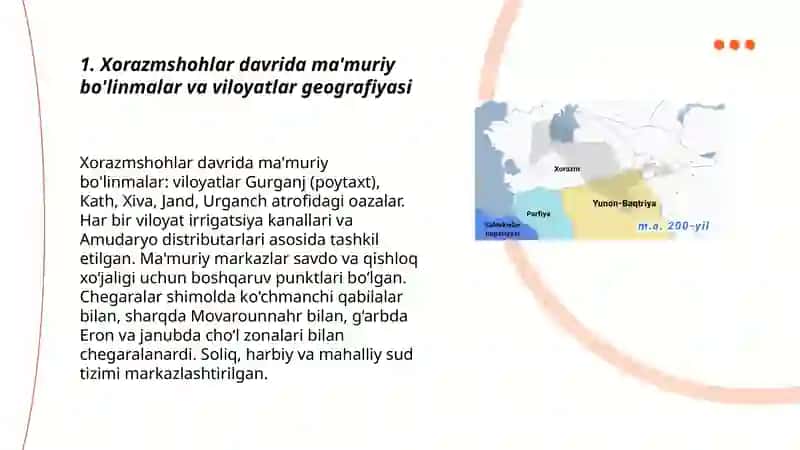 Xorazmshohlar davri tarixiy geografiyasi 3