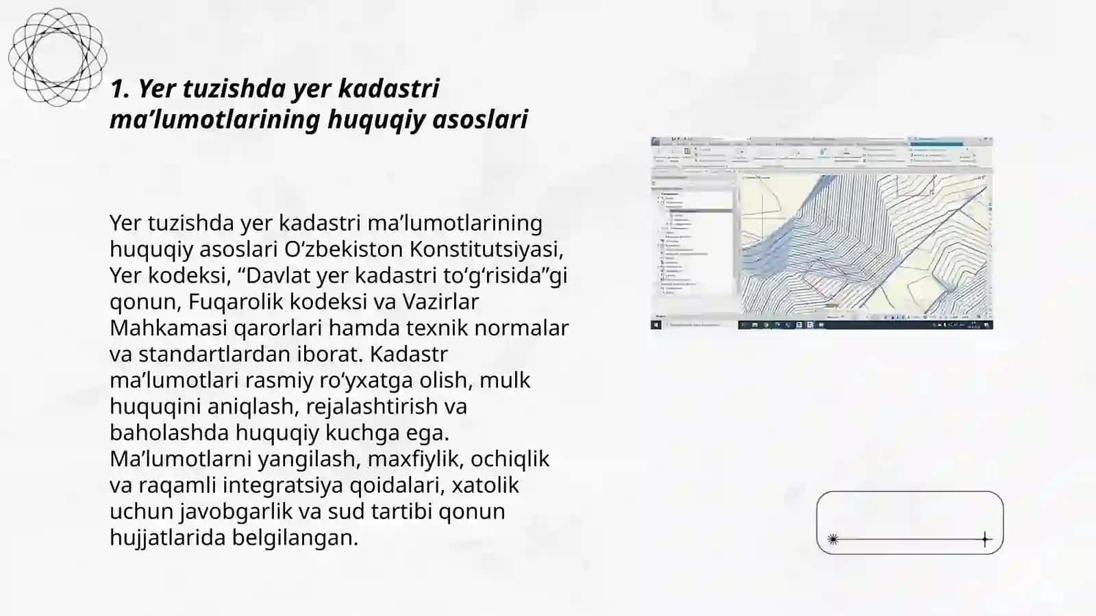 Yer tuzishda yer kadastri maʼlumotlaridan foydalanish 3