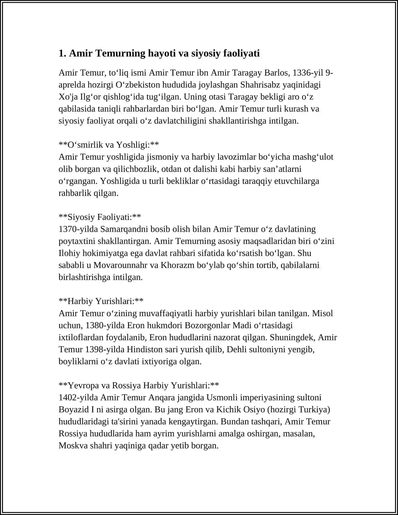 AMIR TEMUR HAQDA REFERAT 3