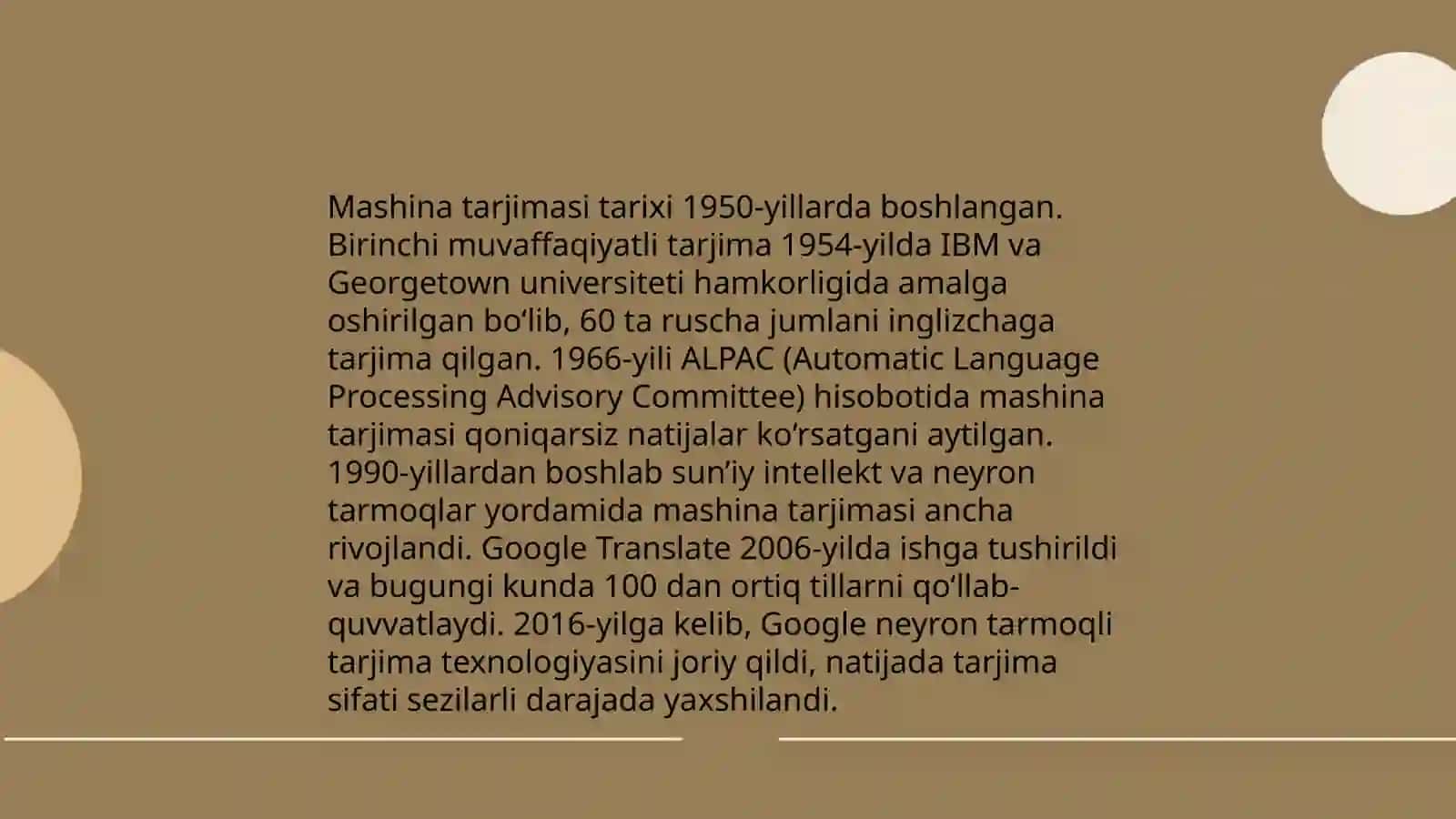 Mashina tarjimasi tizimlari 3