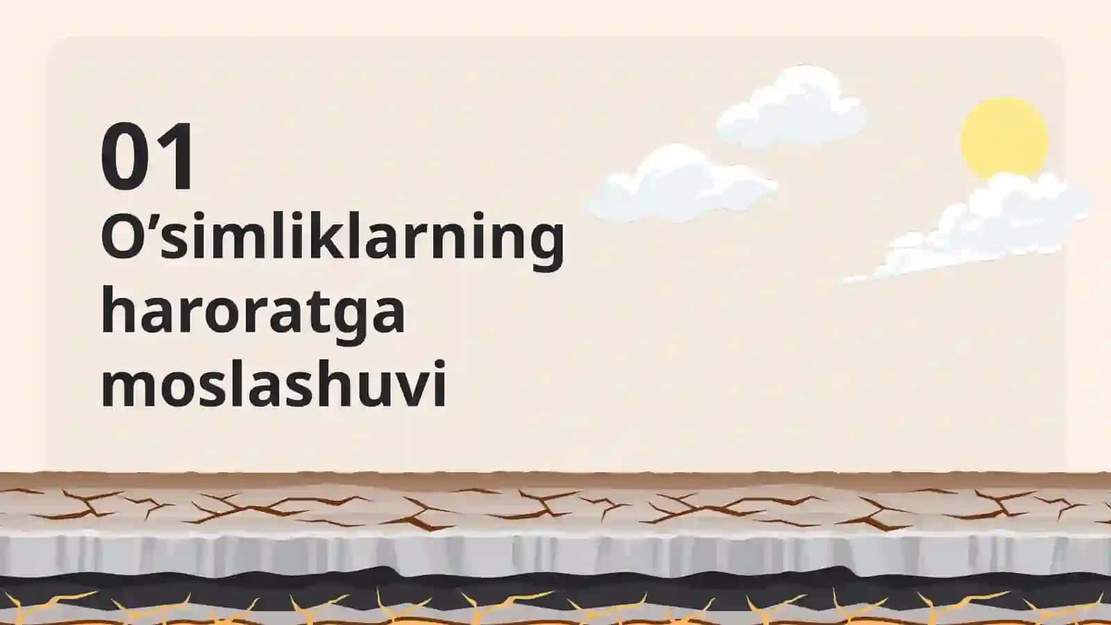 O’simliklarning haroratga va suv omiliga moslashuvi.Edafik omillar 3