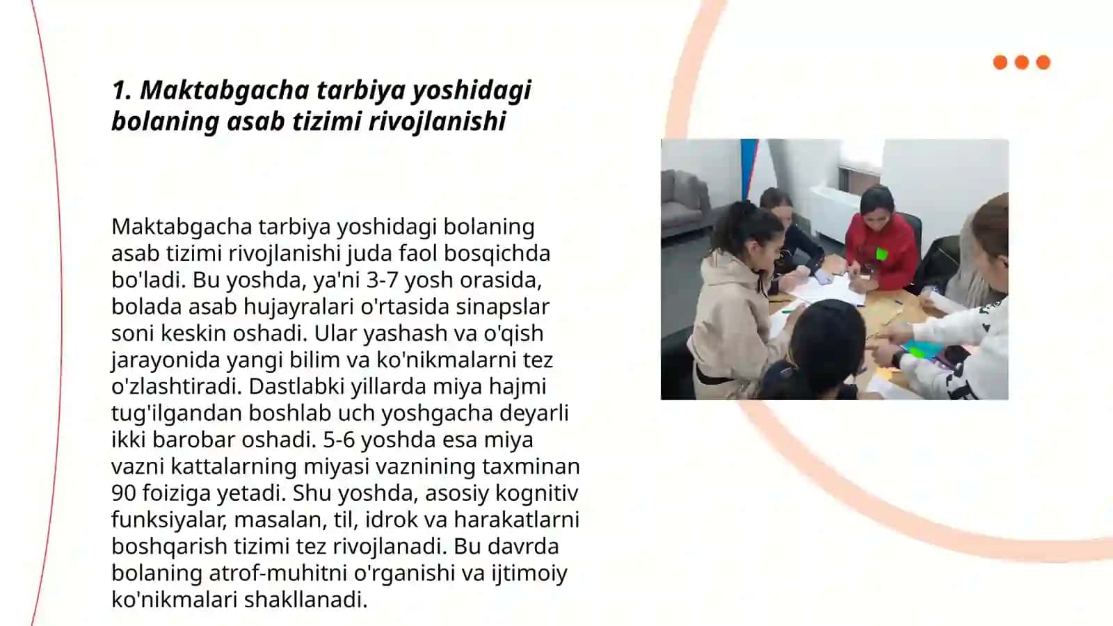 Maktabgacha tarbiya yosh davri psixologik xususiyatlari 3