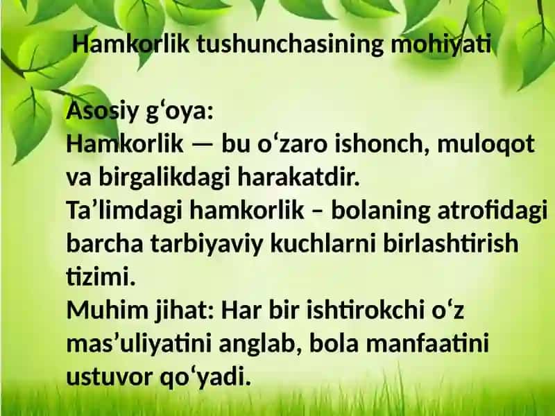 Hamkorlik tizimini takomillashtirish jarayonining samaradorligi 3