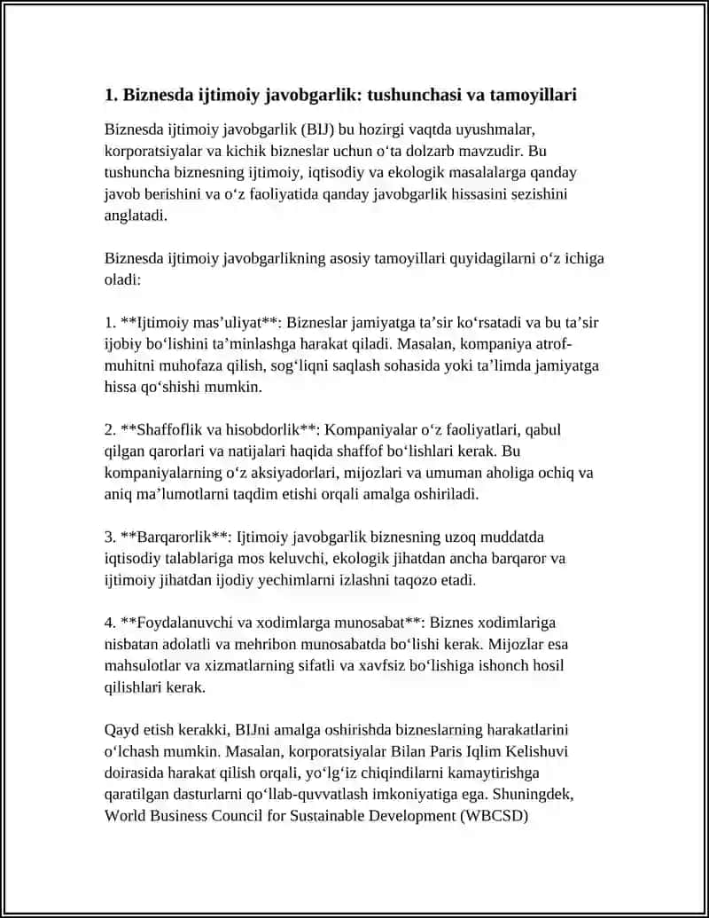 BIZNESDA IJTIMOIY JAVOBGARLIK 3