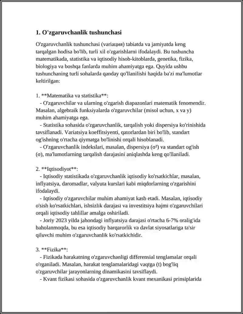 ÕZGARUVCHANLIK UNING XILLARI VA TIBBIYOTDAGI RÕLI 3