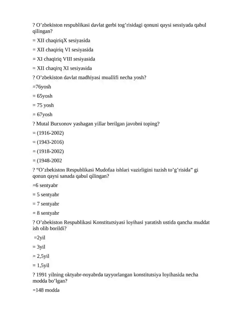 O'zbekiston SSRning Mustaqillik Deklaratsiyasi 3